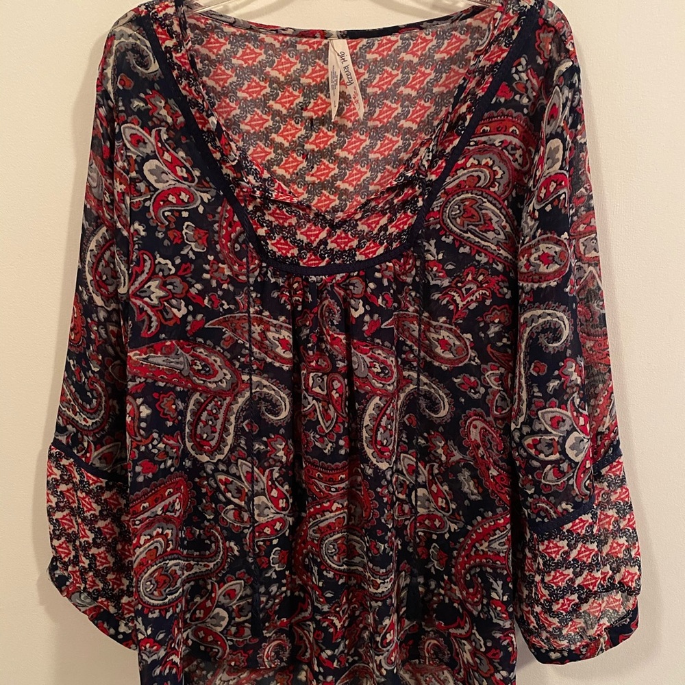 Paisley Patterned Shirt